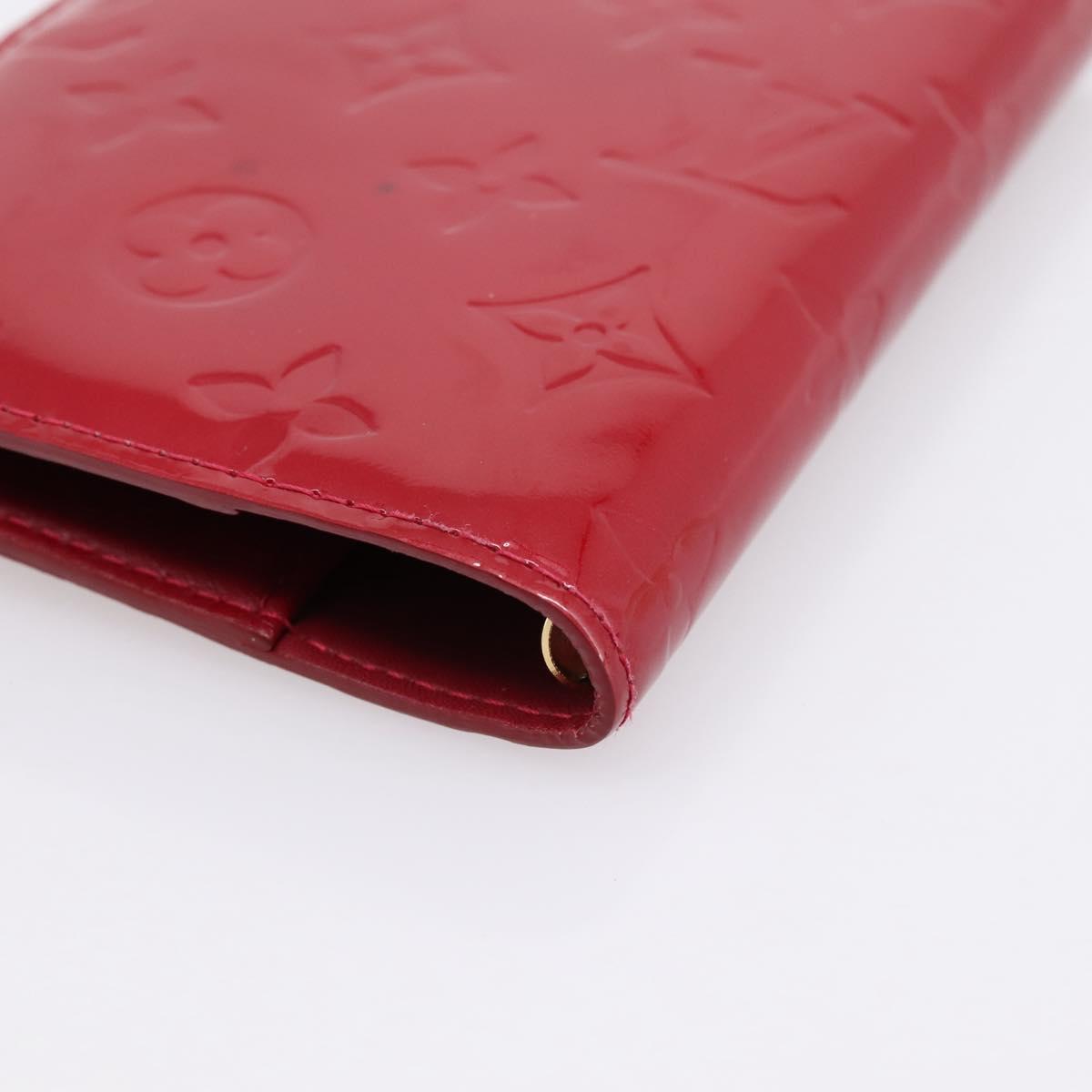 LOUIS VUITTON Monogram Vernis Agenda PM Pomme D'amour R21016 LV Auth bs36443