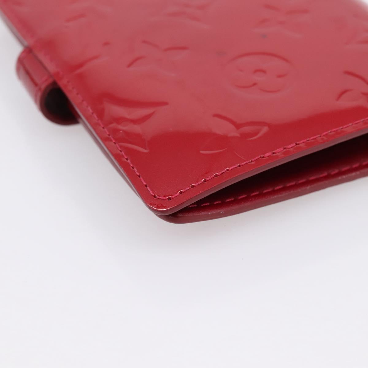 LOUIS VUITTON Monogram Vernis Agenda PM Pomme D'amour R21016 LV Auth bs36443