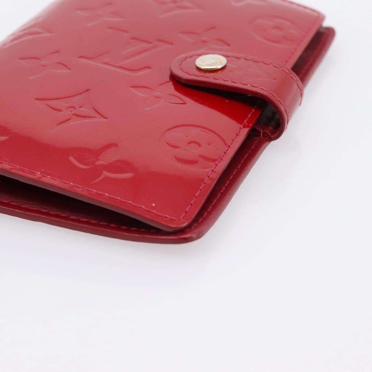 LOUIS VUITTON Monogram Vernis Agenda PM Pomme D'amour R21016 LV Auth bs36443