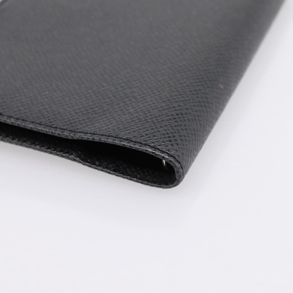 LOUIS VUITTON Taiga Agenda PM Day Planner Cover Ardoise R20426 LV Auth bs36444