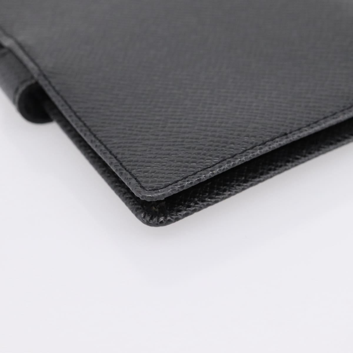 LOUIS VUITTON Taiga Agenda PM Day Planner Cover Ardoise R20426 LV Auth bs36444