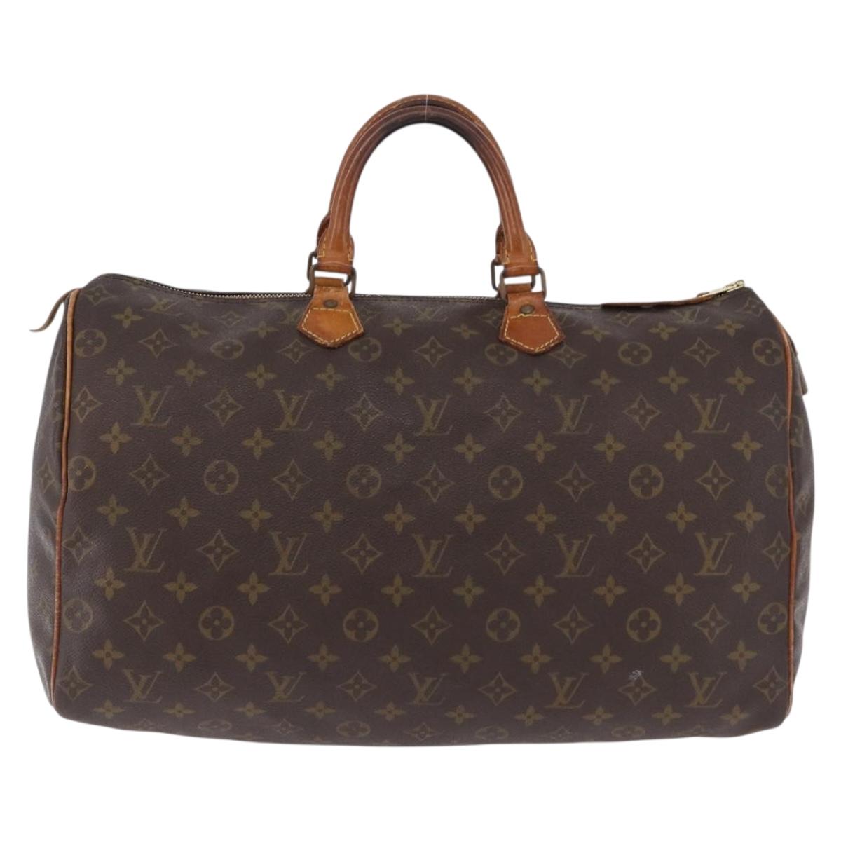 LOUIS VUITTON Monogram Speedy 40 Hand Bag M41522 LV Auth bs36470