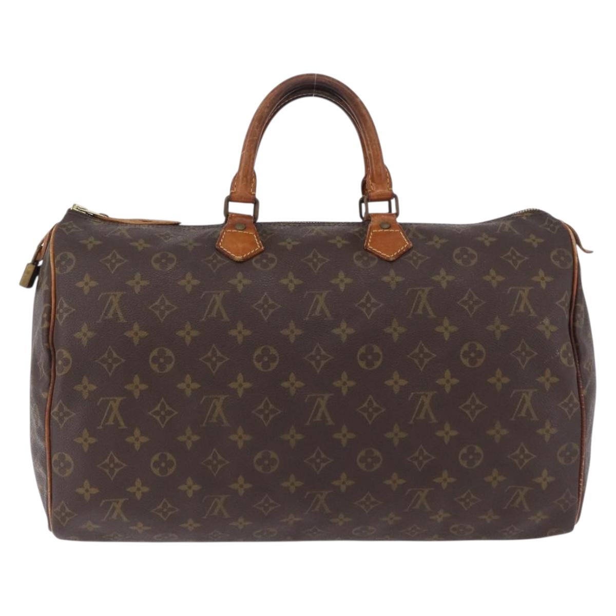 LOUIS VUITTON Monogram Speedy 40 Hand Bag M41522 LV Auth bs36470