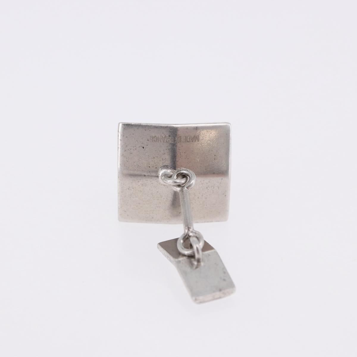 LOUIS VUITTON Damier Ebene Buton de Manchette Cuffs Metal LV Auth bs36471