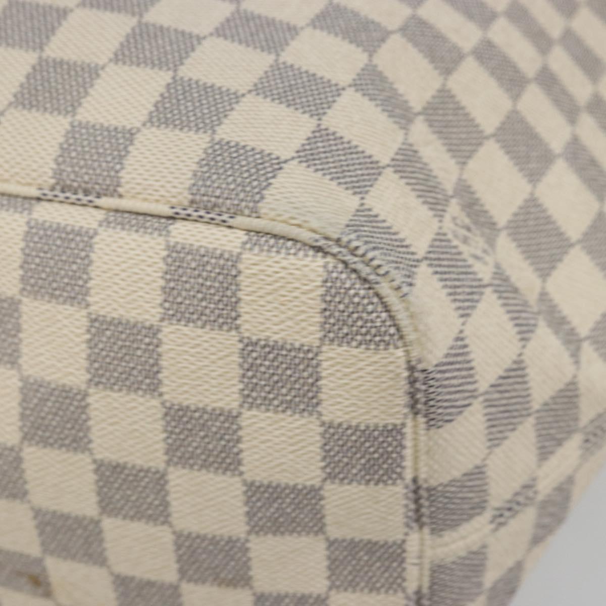 LOUIS VUITTON Damier Azur Neverfull MM Tote Bag N41605 LV Auth bs36475