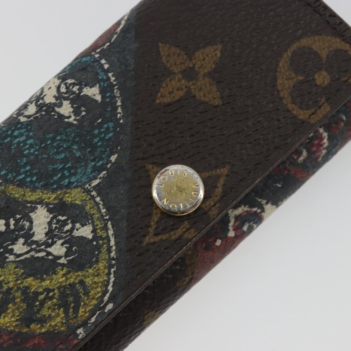 LOUIS VUITTON Monogram Kabuki Multicles 4 Key Case M67252 LV Auth bs36479