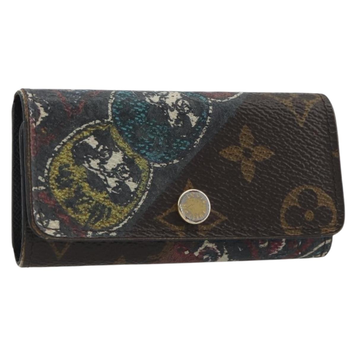 LOUIS VUITTON Monogram Kabuki Multicles 4 Key Case M67252 LV Auth bs36479