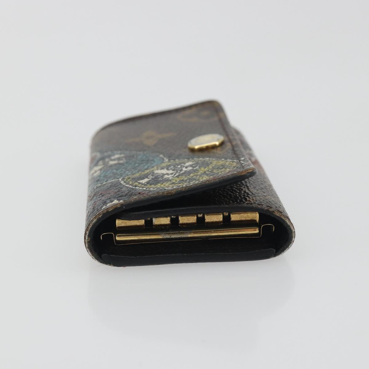 LOUIS VUITTON Monogram Kabuki Multicles 4 Key Case M67252 LV Auth bs36479
