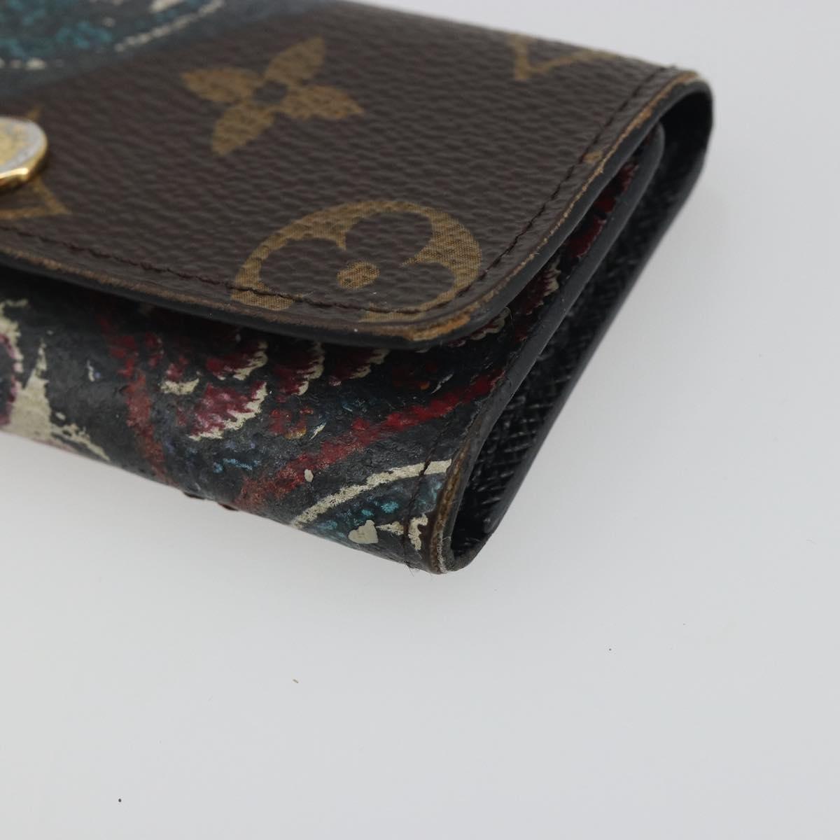 LOUIS VUITTON Monogram Kabuki Multicles 4 Key Case M67252 LV Auth bs36479