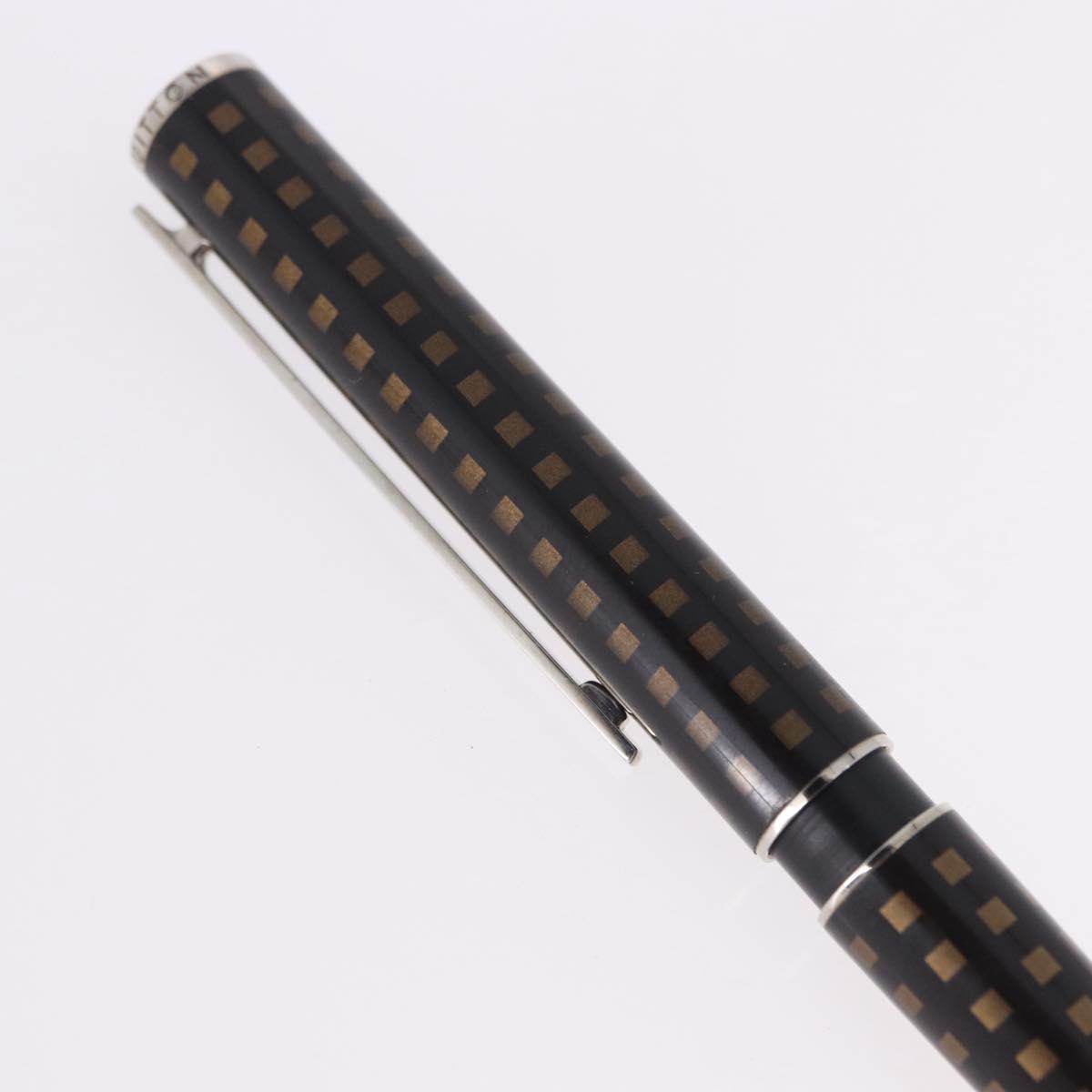 LOUIS VUITTON Chanel Eyebrow Pen 2 Set Gold Tone Brown LV Auth bs36484