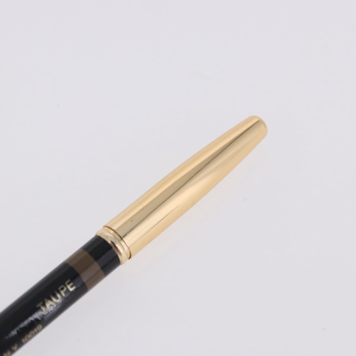 LOUIS VUITTON Chanel Eyebrow Pen 2 Set Gold Tone Brown LV Auth bs36484