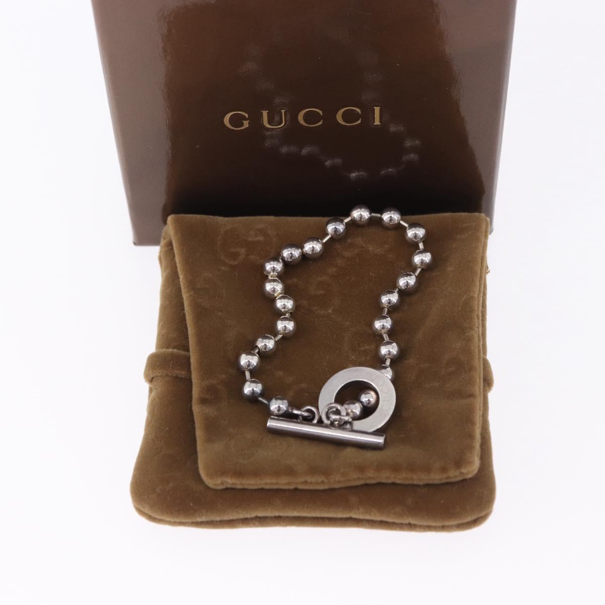 GUCCI Bracelet Ag925 Silver Auth bs36500