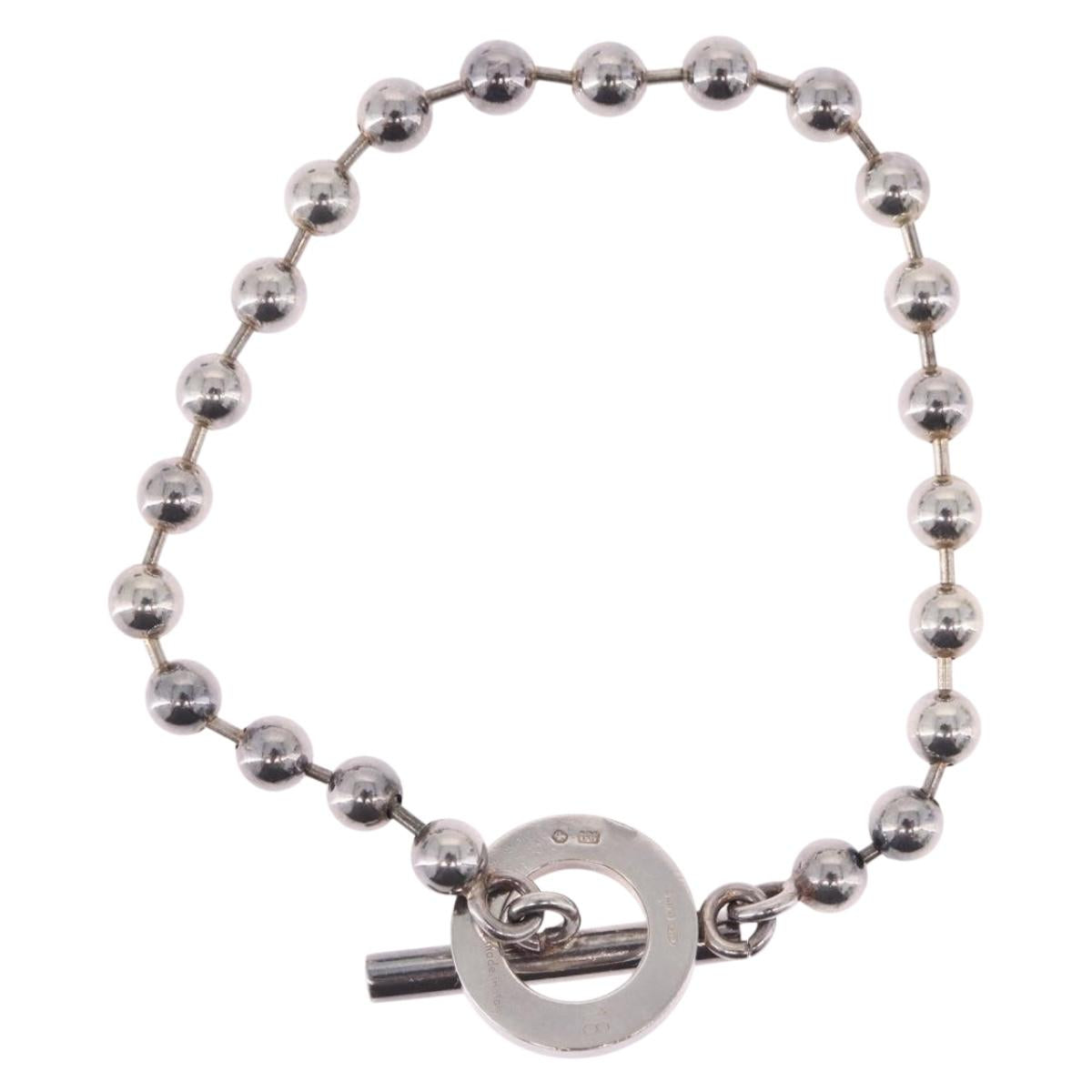 GUCCI Bracelet Ag925 Silver Auth bs36500