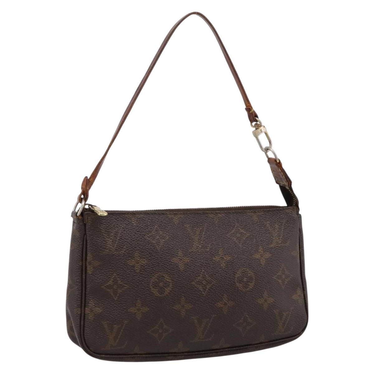 LOUIS VUITTON Monogram Pochette Accessoires Pouch M51980 LV Auth bs36505