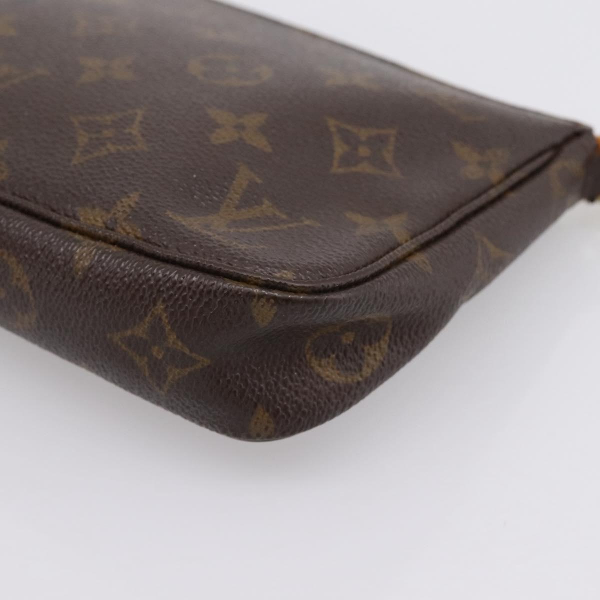 LOUIS VUITTON Monogram Pochette Accessoires Pouch M51980 LV Auth bs36505