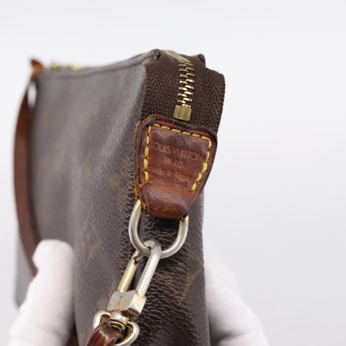 LOUIS VUITTON Monogram Pochette Accessoires Pouch M51980 LV Auth bs36505