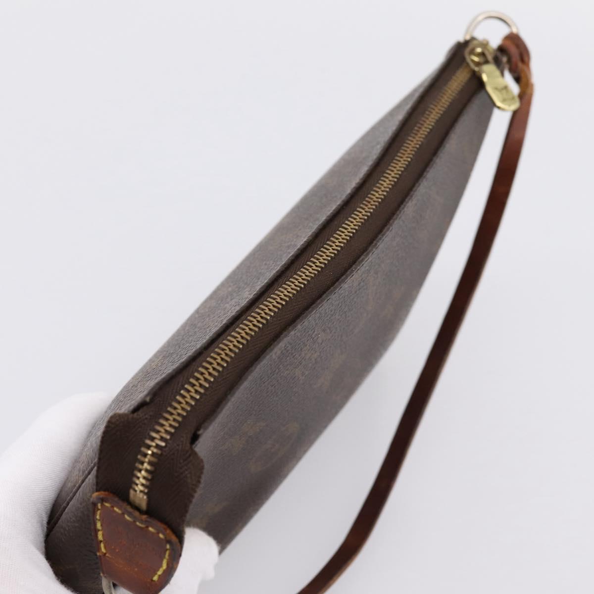 LOUIS VUITTON Monogram Pochette Accessoires Pouch M51980 LV Auth bs36505