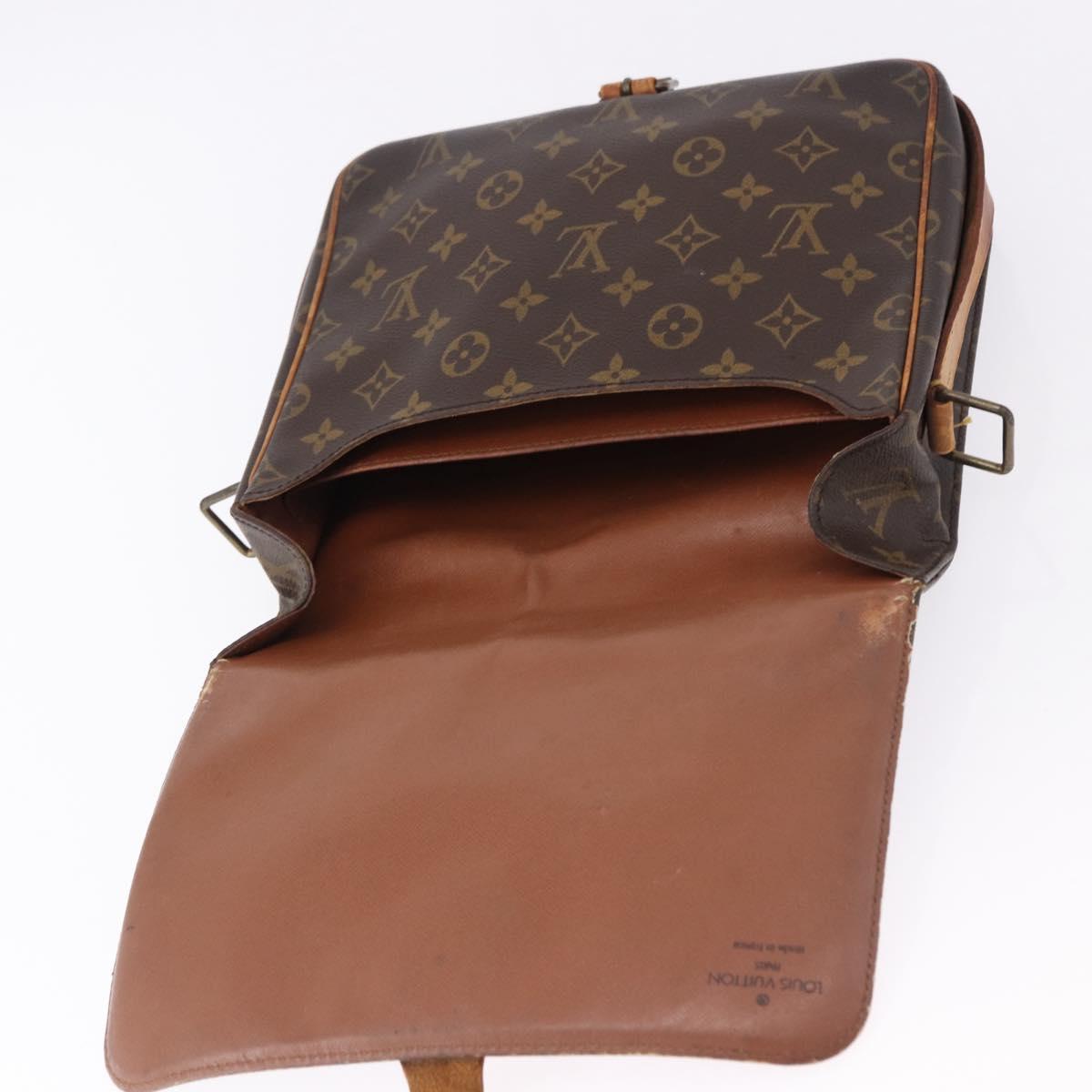 LOUIS VUITTON Monogram Cartouchiere MM Shoulder Bag M51253 LV Auth bs36508