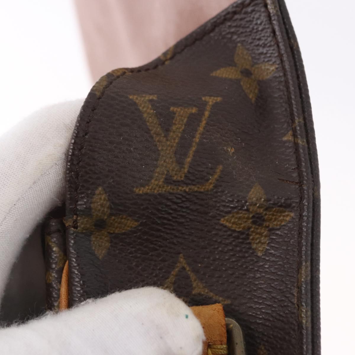 LOUIS VUITTON Monogram Cartouchiere MM Shoulder Bag M51253 LV Auth bs36508