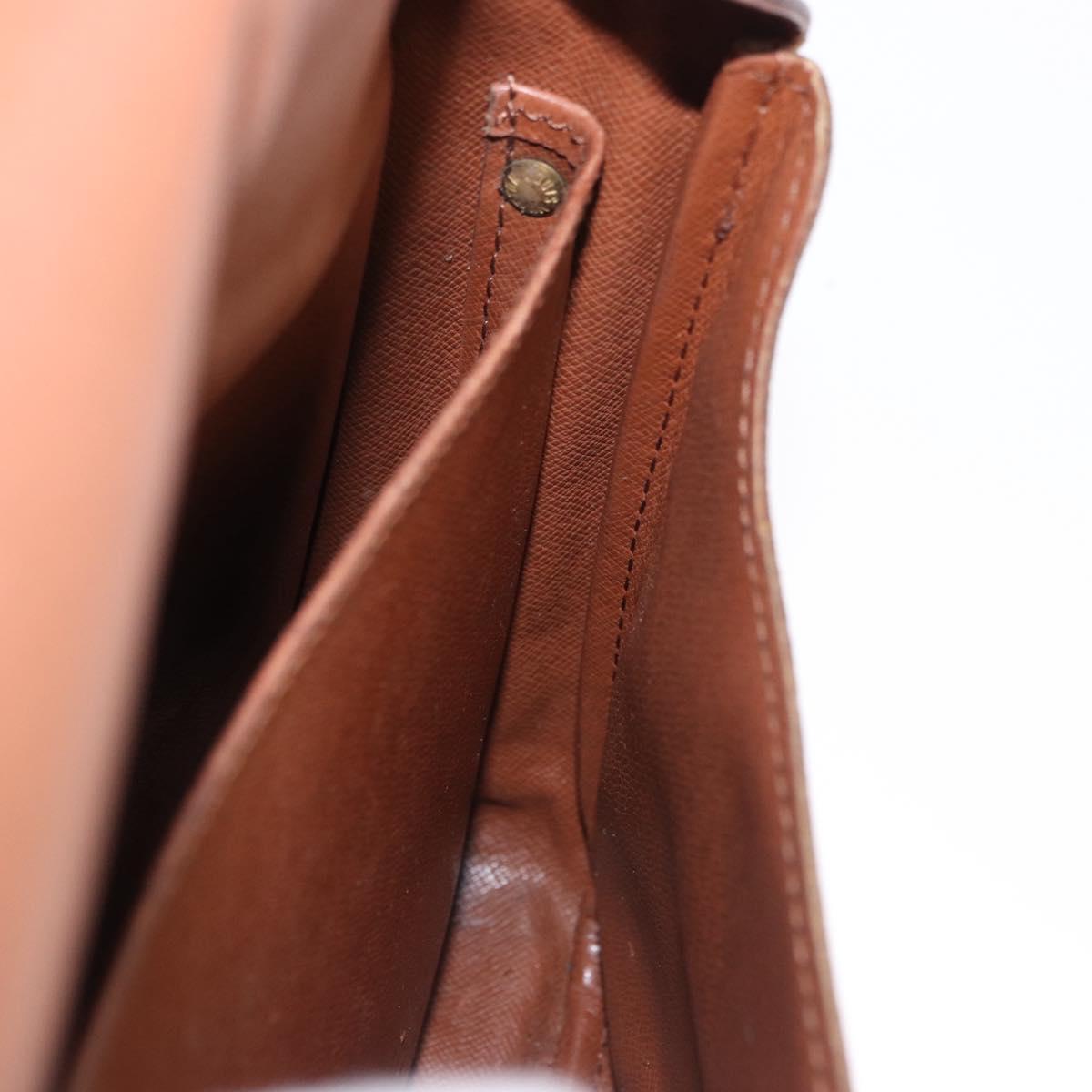LOUIS VUITTON Monogram Cartouchiere MM Shoulder Bag M51253 LV Auth bs36508