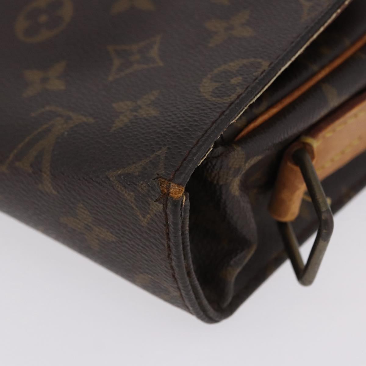 LOUIS VUITTON Monogram Cartouchiere MM Shoulder Bag M51253 LV Auth bs36508
