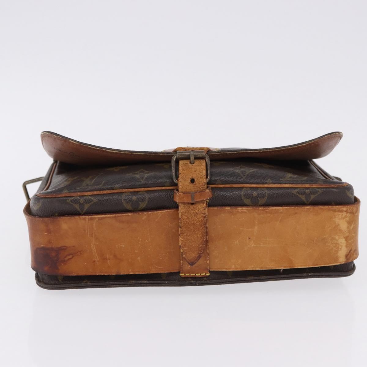 LOUIS VUITTON Monogram Cartouchiere MM Shoulder Bag M51253 LV Auth bs36508
