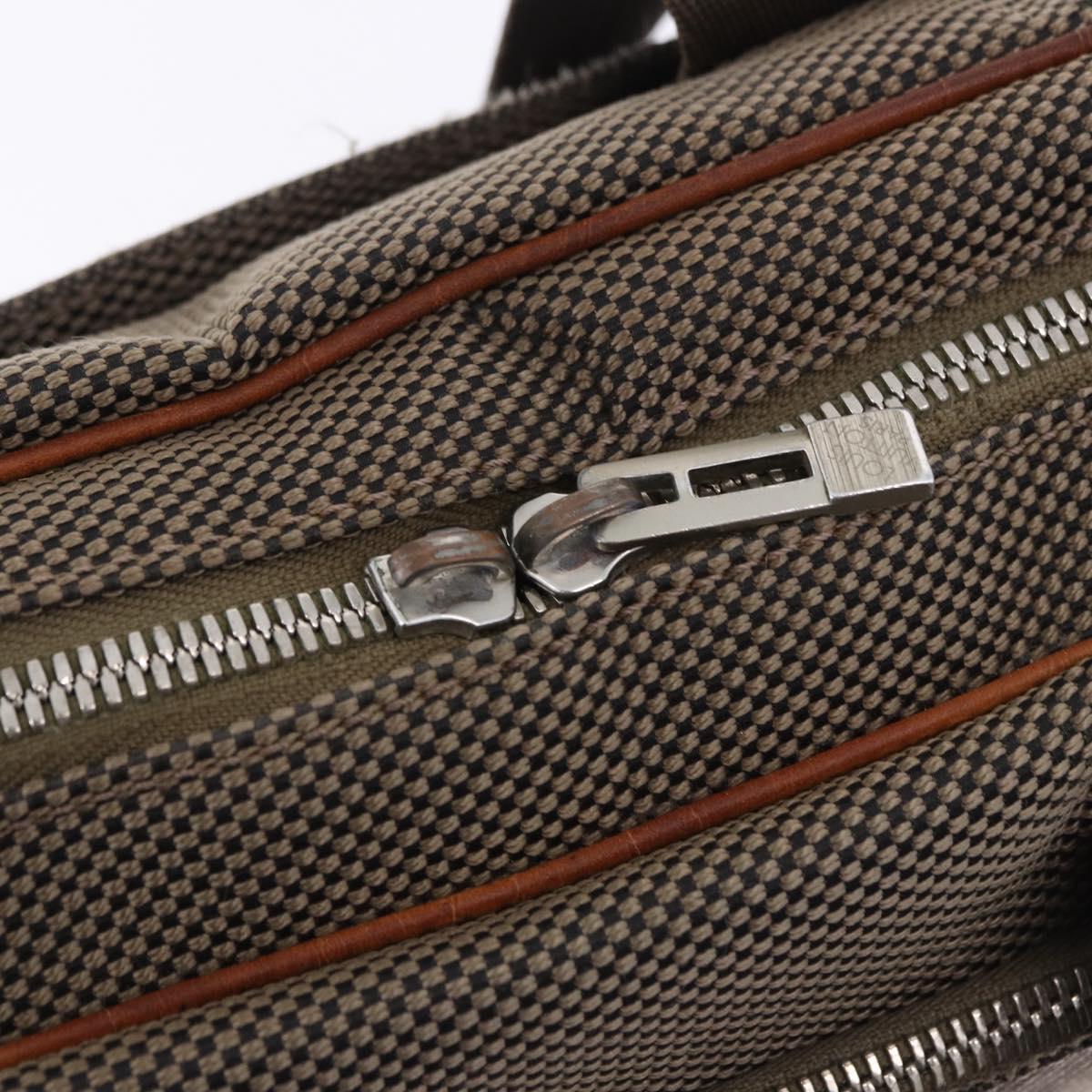 LOUIS VUITTON Damier Geant Associe PM Hand Bag Brown Tail N58039 LV Auth bs36511