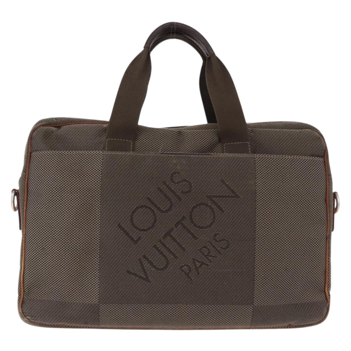 LOUIS VUITTON Damier Geant Associe PM Hand Bag Brown Tail N58039 LV Auth bs36511