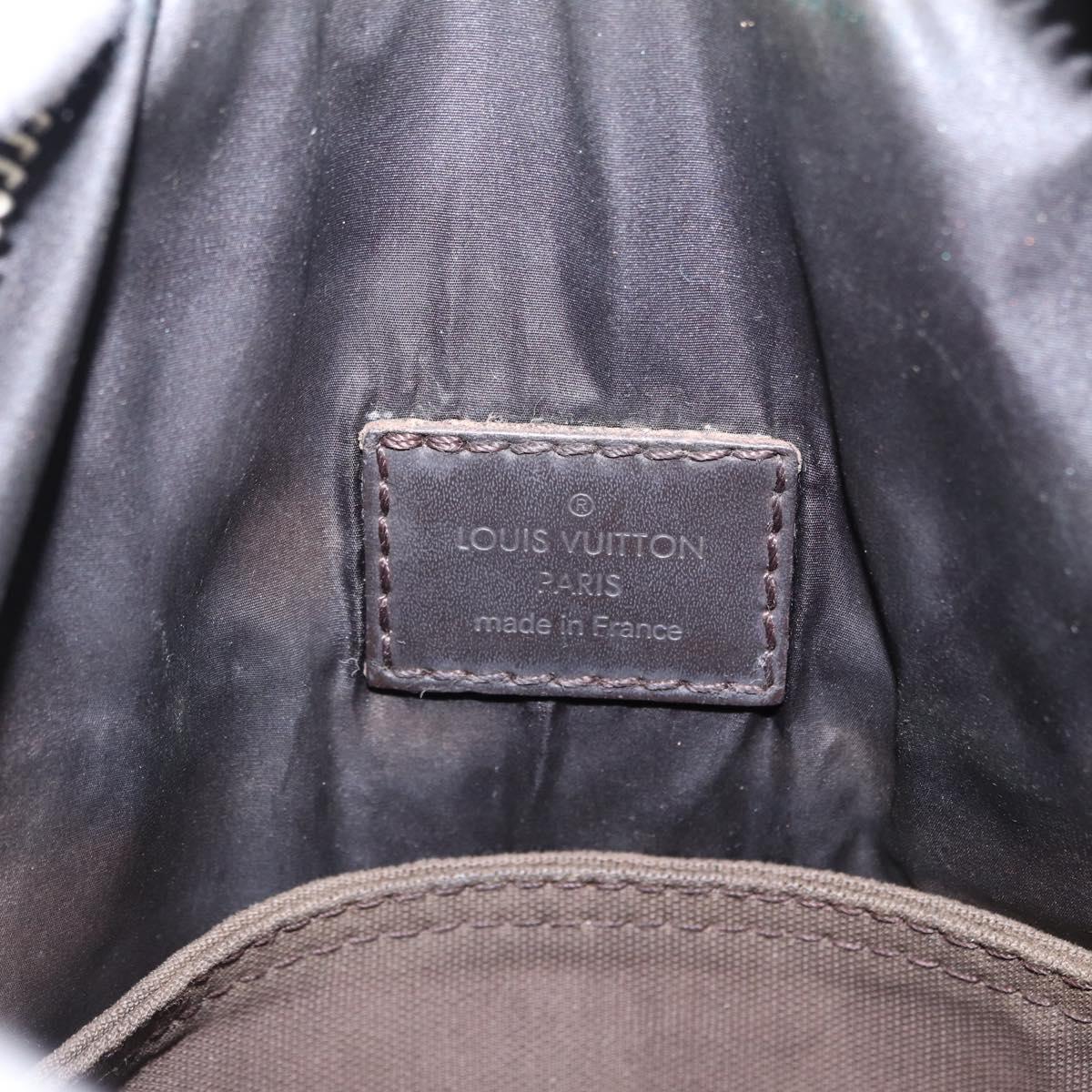LOUIS VUITTON Damier Geant Sitadan NM Shoulder Bag Black M93223 LV Auth bs36512