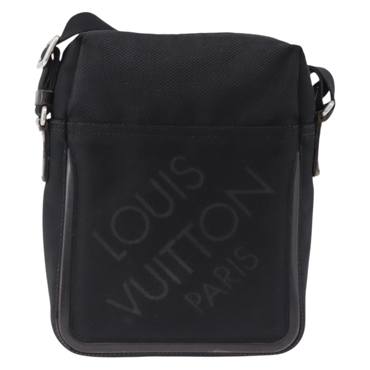 LOUIS VUITTON Damier Geant Sitadan NM Shoulder Bag Black M93223 LV Auth bs36512
