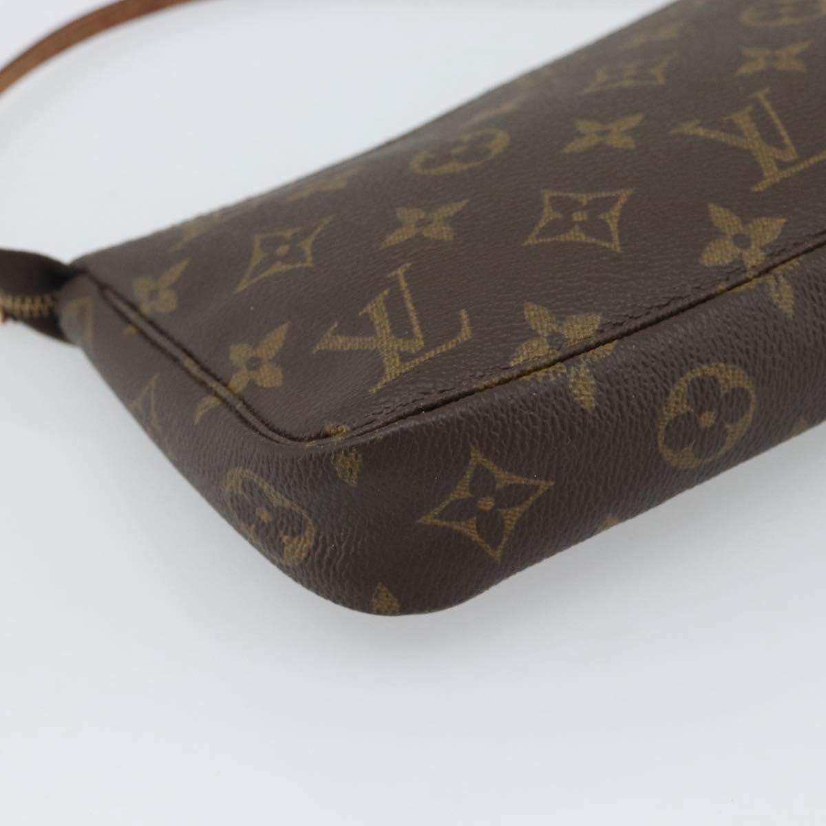 LOUIS VUITTON Monogram Pochette Accessoires Pouch M51980 LV Auth bs36516