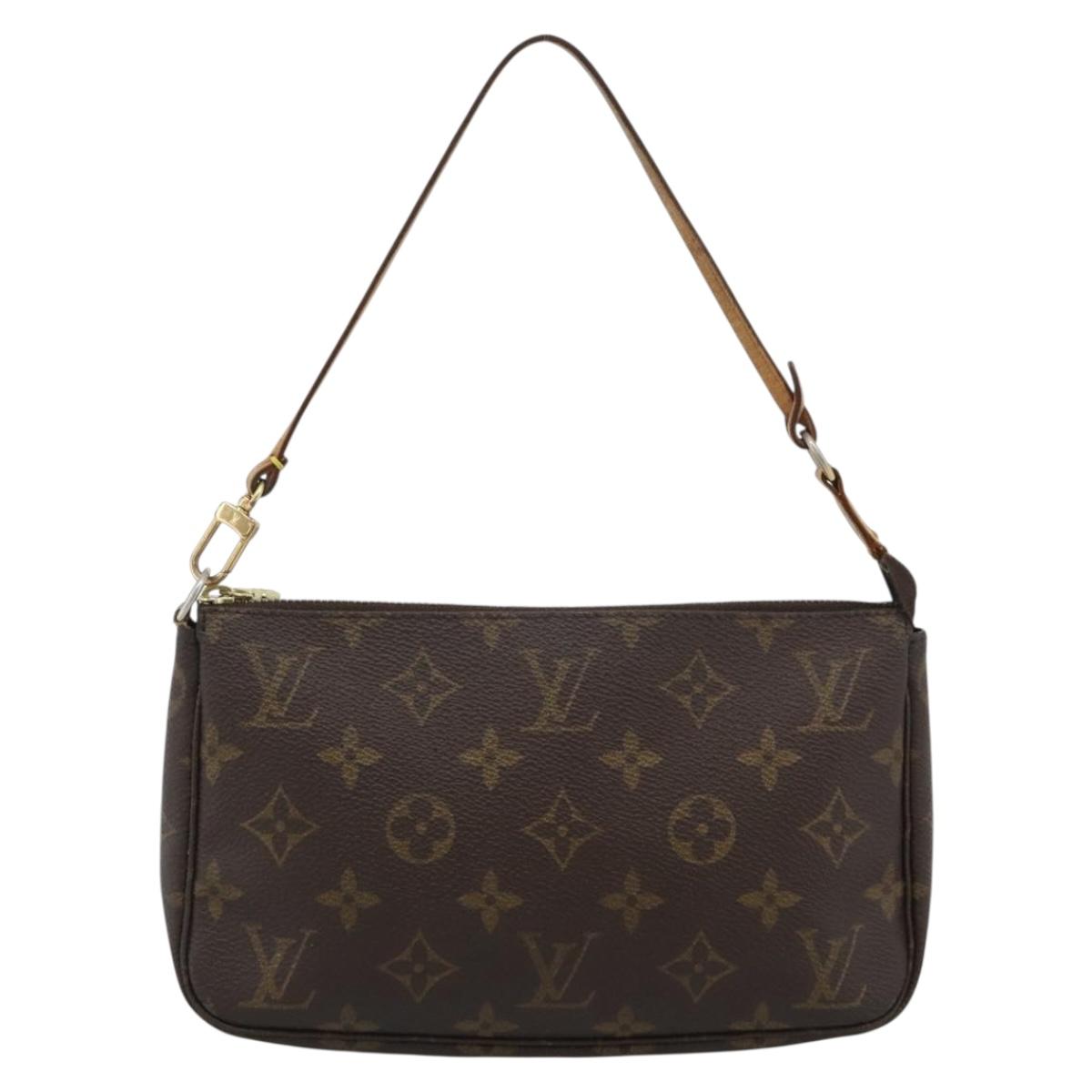 LOUIS VUITTON Monogram Pochette Accessoires Pouch M51980 LV Auth bs36516