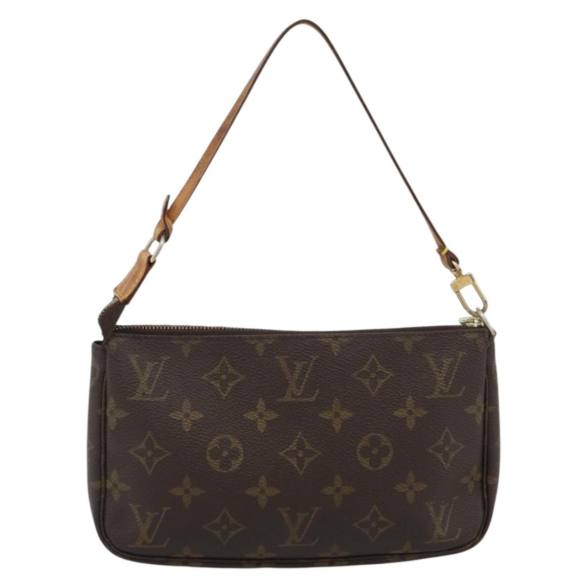 LOUIS VUITTON Monogram Pochette Accessoires Pouch M51980 LV Auth bs36516