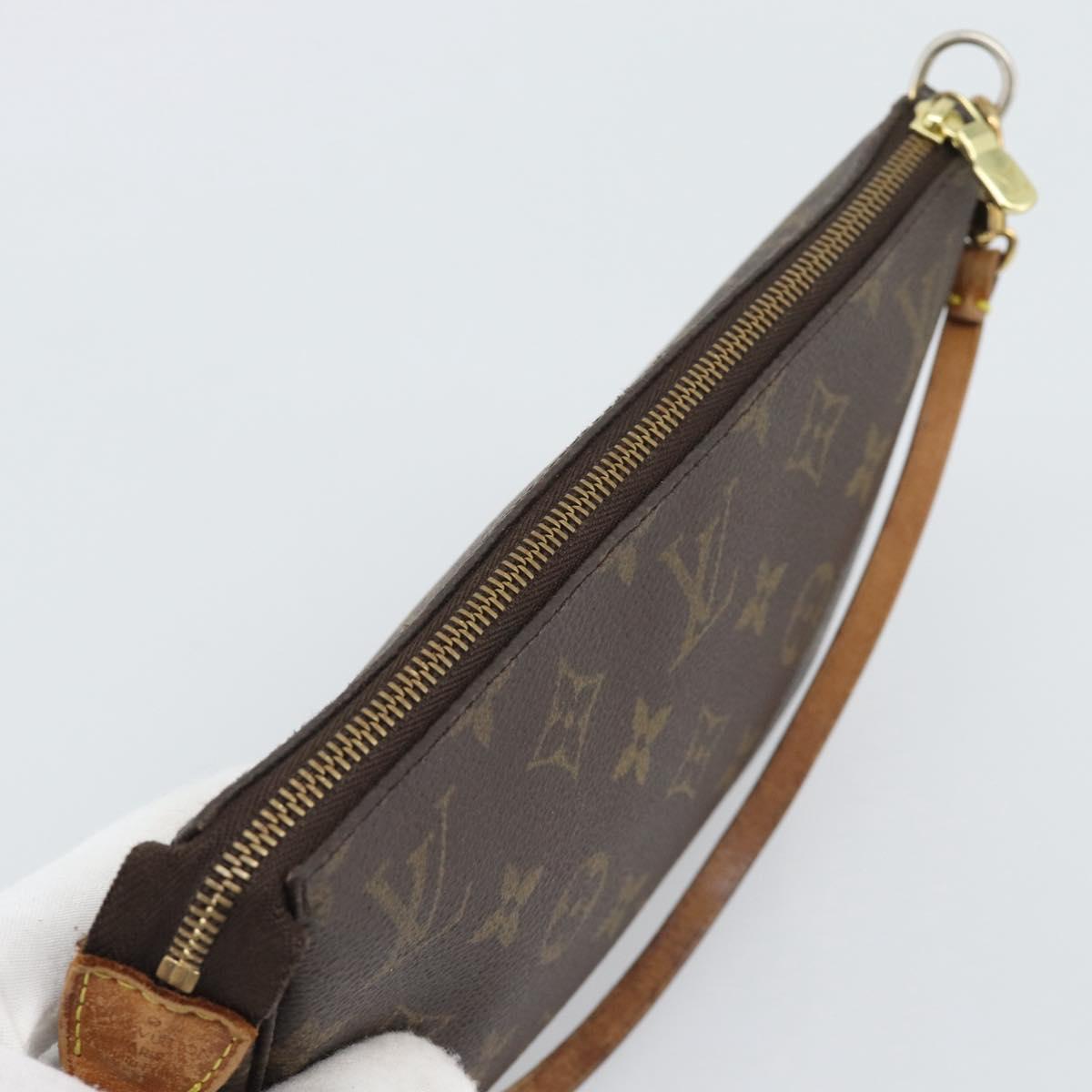 LOUIS VUITTON Monogram Pochette Accessoires Pouch M51980 LV Auth bs36516