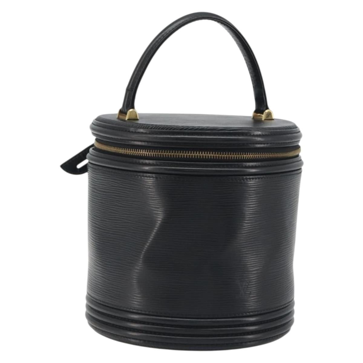 LOUIS VUITTON Epi Cannes Hand Bag Black M48032 LV Auth bs36518