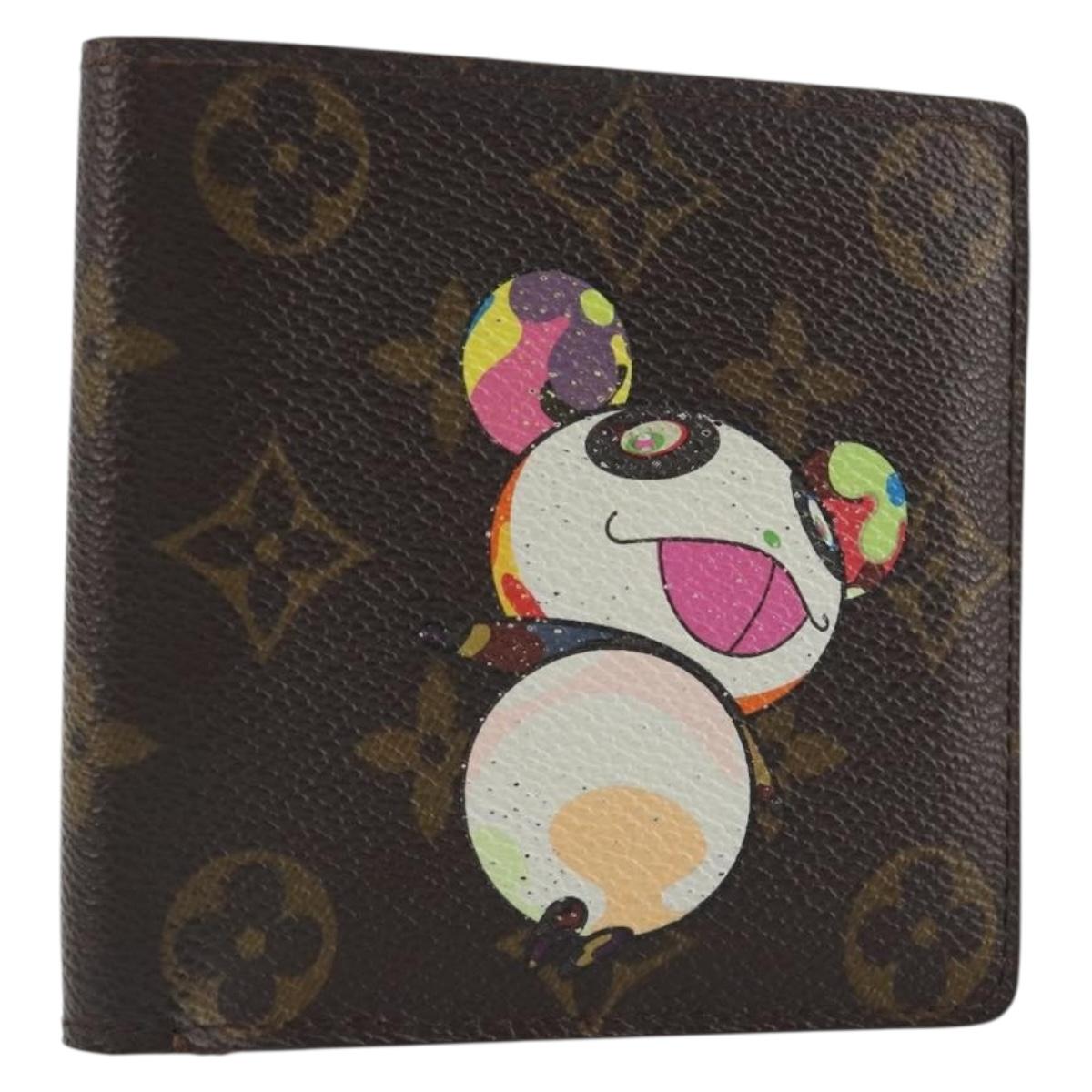 LOUIS VUITTON Monogram Panda Porte Billets Cartes Credit M61666 Auth bs36527