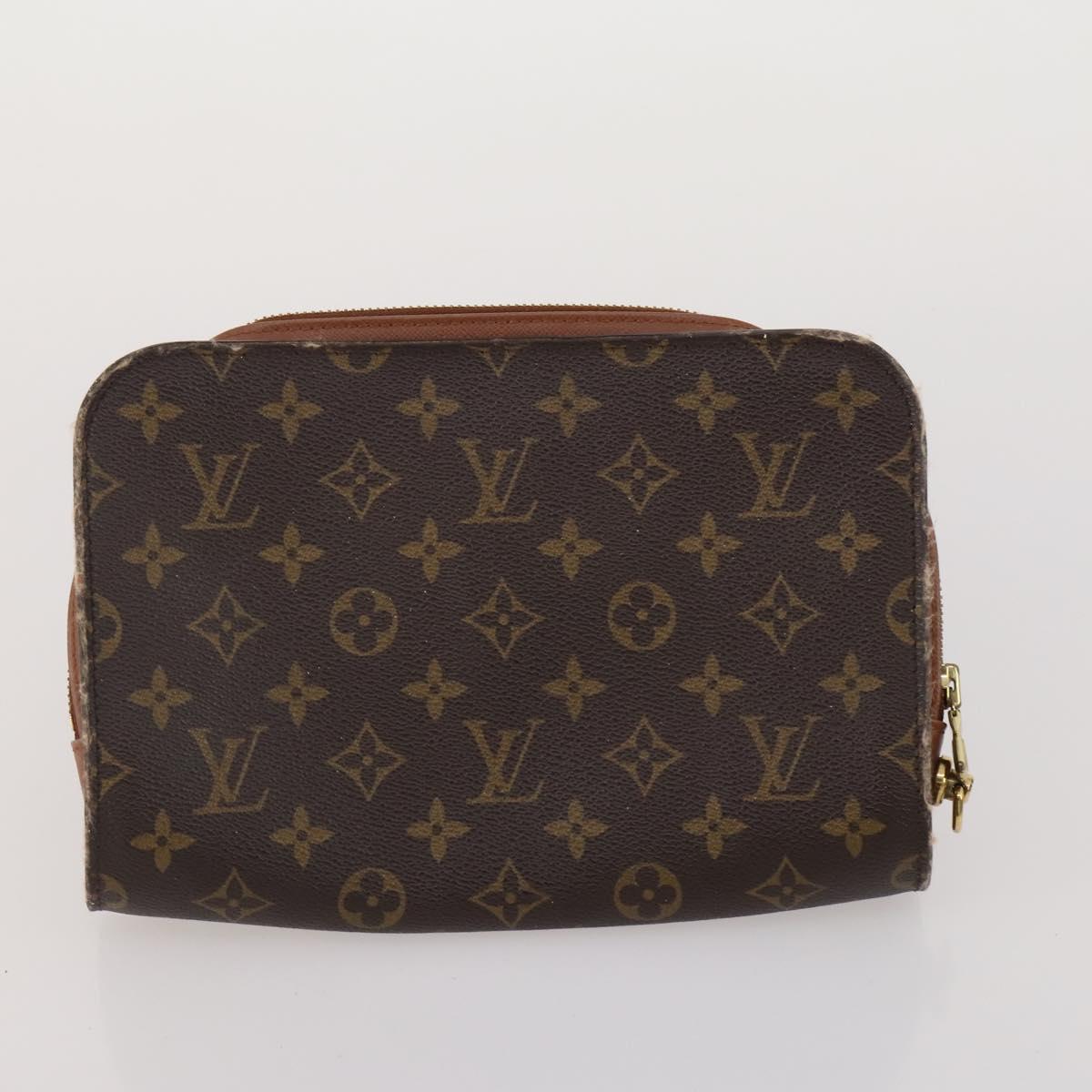 LOUIS VUITTON Monogram Clutch Bag 4 Set LV Auth bs36548
