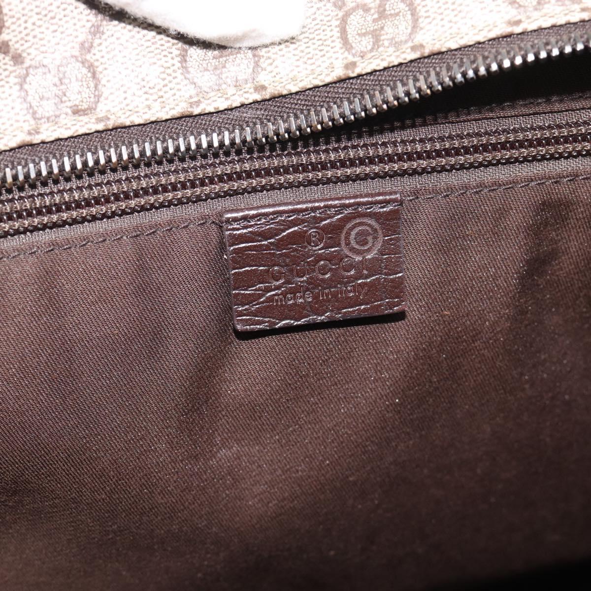 GUCCI GG Supreme Tote Bag PVC Beige 181084 Auth bs36565