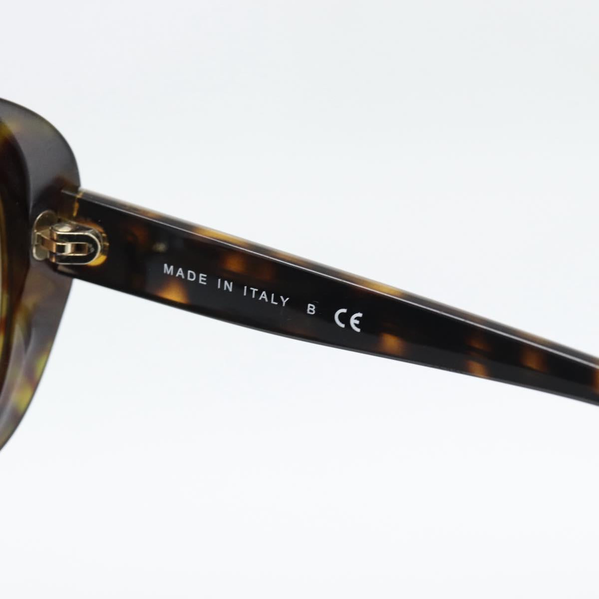 CHANEL Sunglasses plastic Brown CC Auth bs36570
