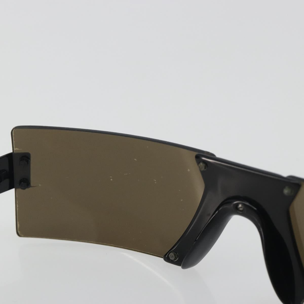 CHANEL Sunglasses plastic Black CC Auth bs36572
