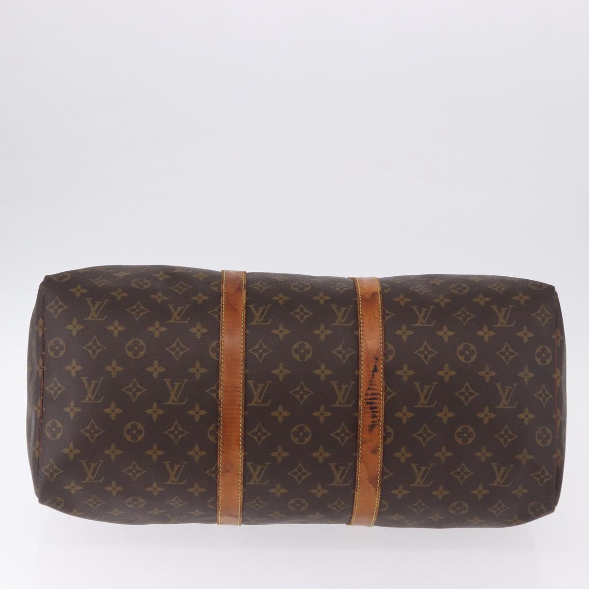 LOUIS VUITTON Monogram Keepall 50 Boston Bag M41426 LV Auth bs36575