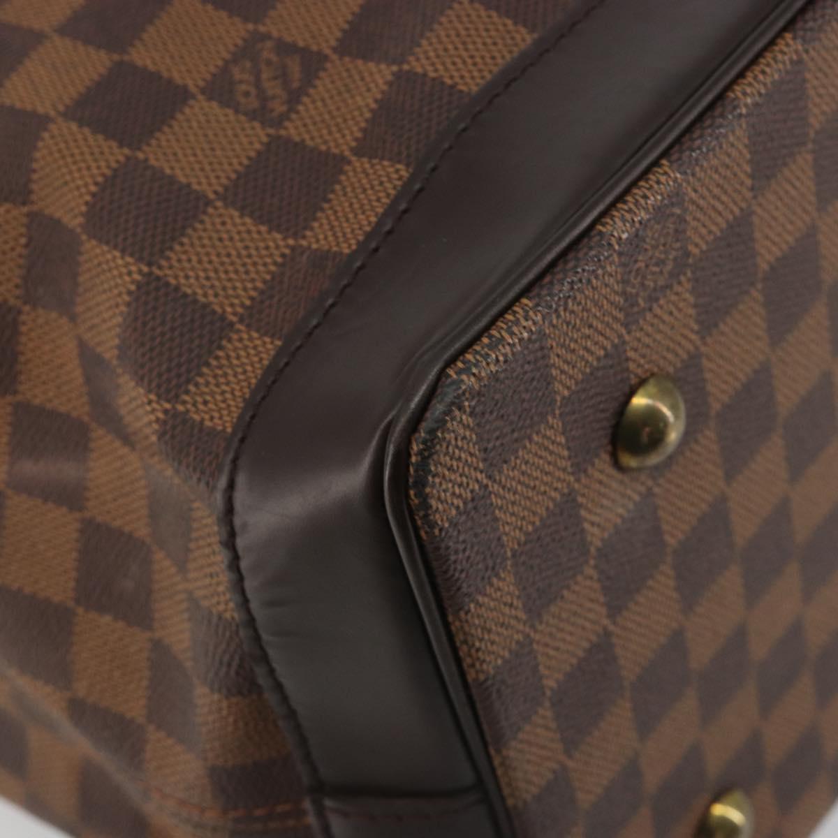 LOUIS VUITTON Damier Ebene West End PM Boston Bag 2way N41130 LV Auth bs36579A