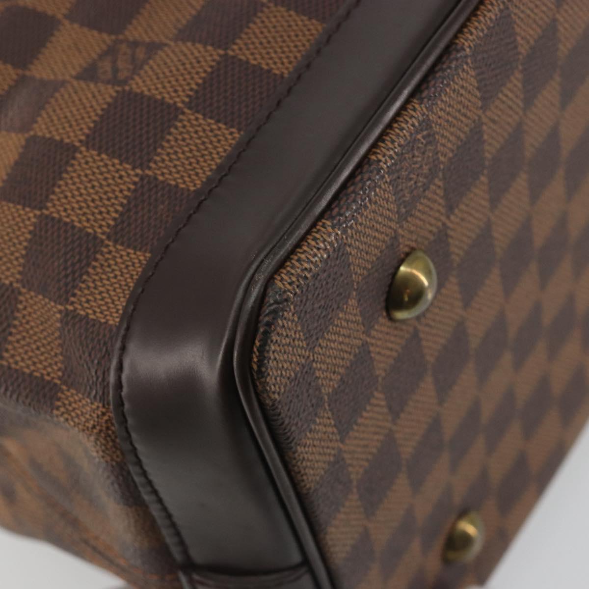 LOUIS VUITTON Damier Ebene West End PM Boston Bag 2way N41130 LV Auth bs36579A