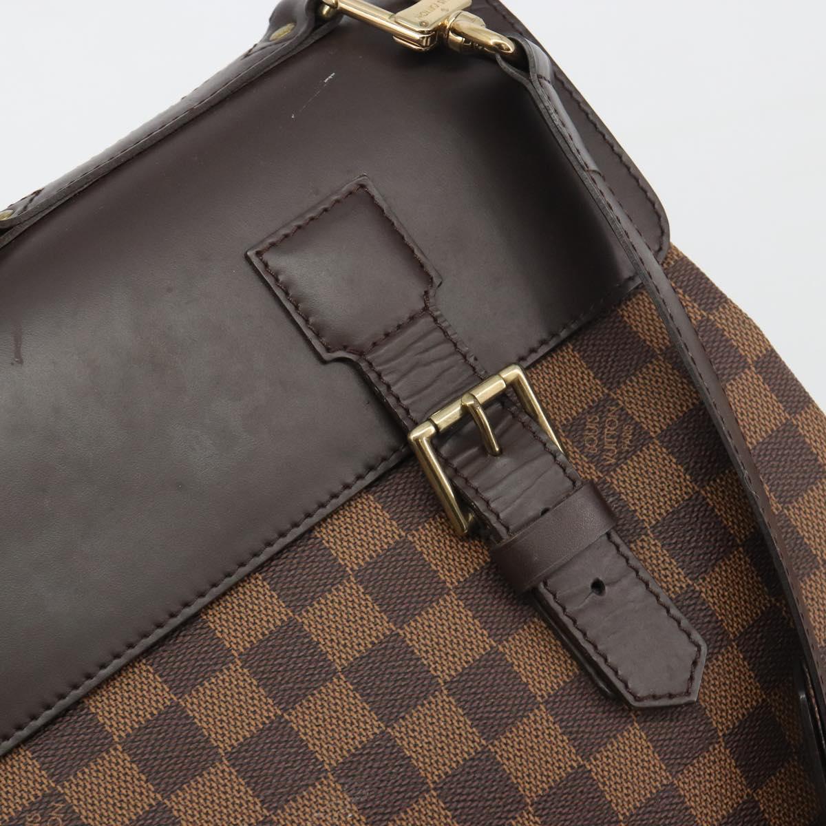LOUIS VUITTON Damier Ebene West End PM Boston Bag 2way N41130 LV Auth bs36579A