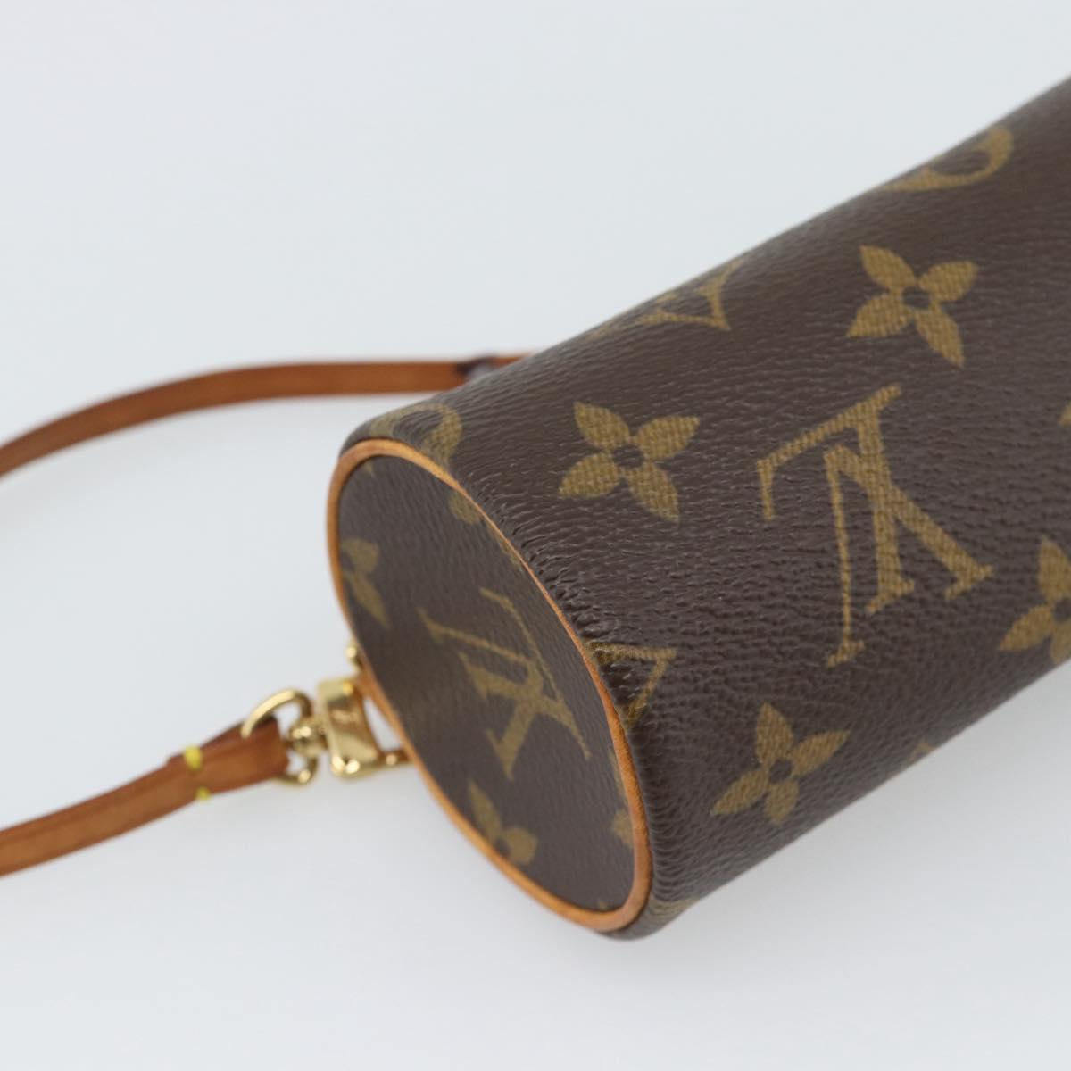 LOUIS VUITTON Monogram Papillon Pouch LV Auth bs36582