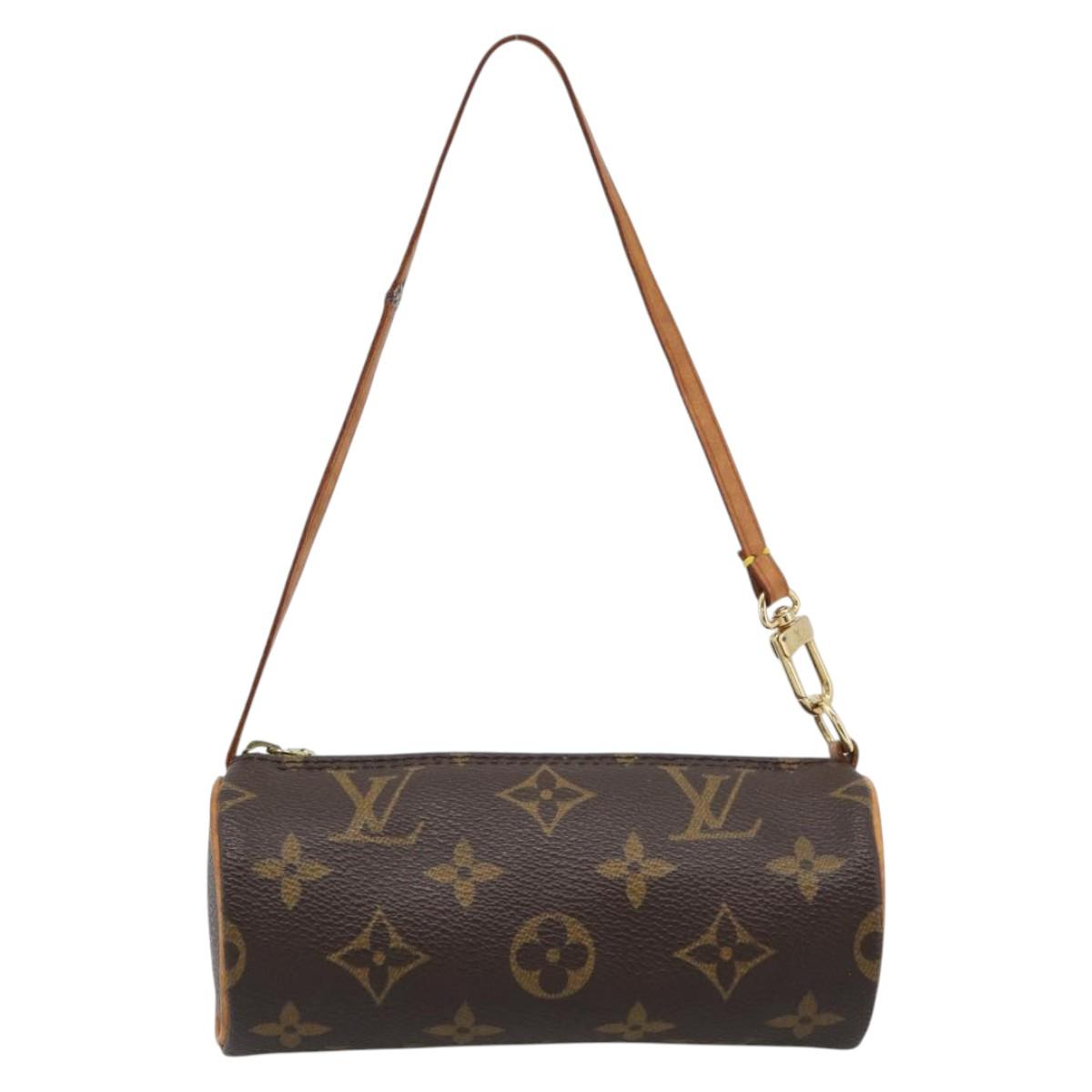 LOUIS VUITTON Monogram Papillon Pouch LV Auth bs36582