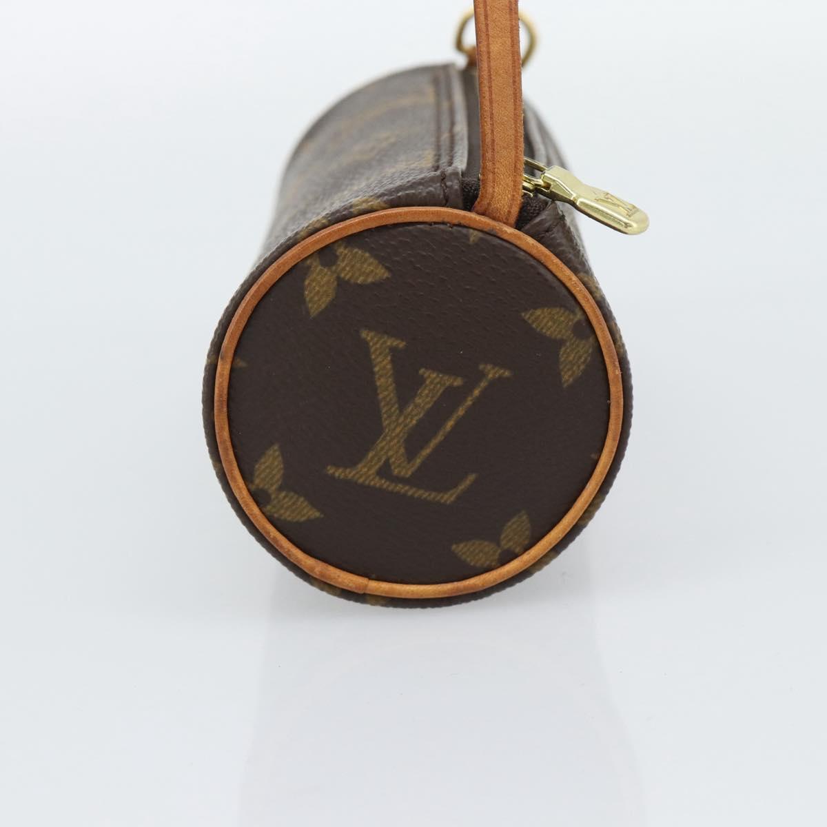 LOUIS VUITTON Monogram Papillon Pouch LV Auth bs36582