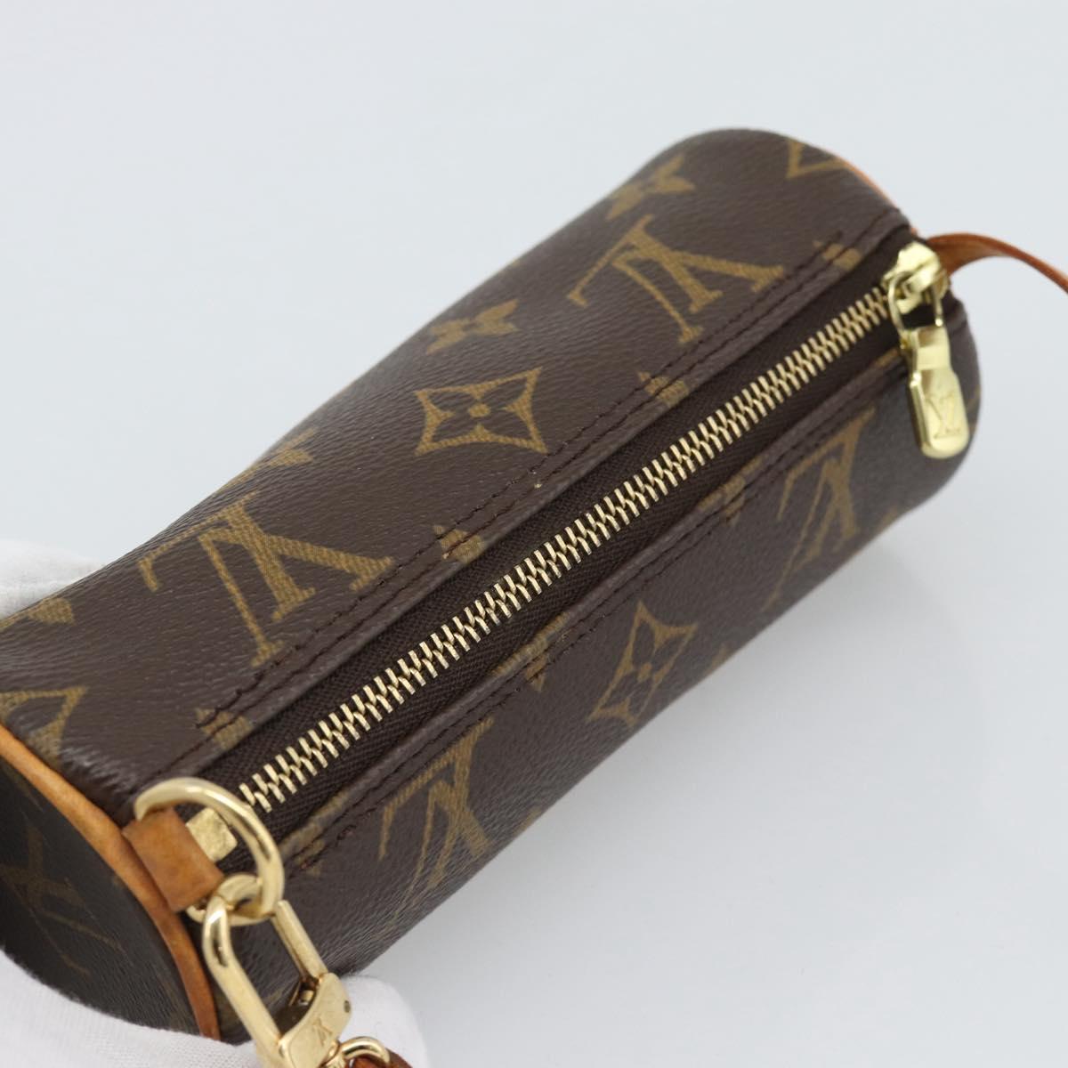 LOUIS VUITTON Monogram Papillon Pouch LV Auth bs36582