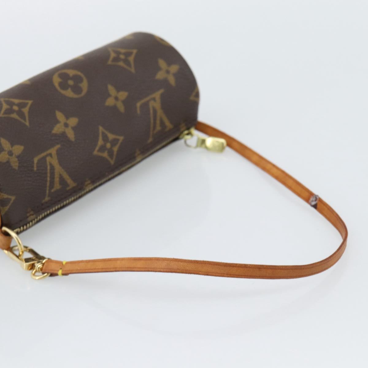 LOUIS VUITTON Monogram Papillon Pouch LV Auth bs36582