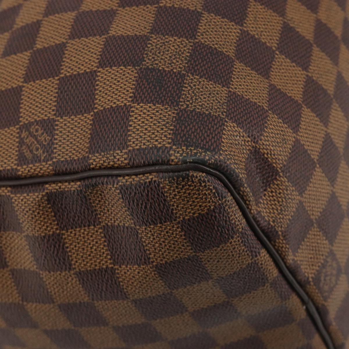 LOUIS VUITTON Damier Ebene Speedy 35 Hand Bag N41363 LV Auth bs36583